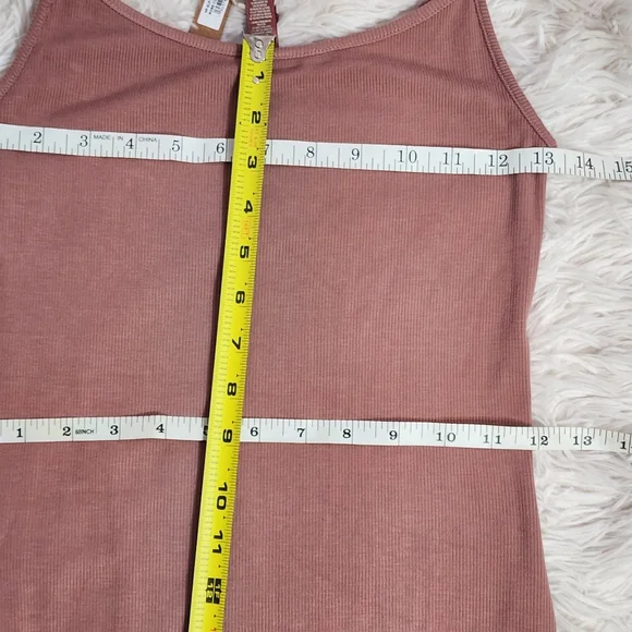 SKIMS  LOUNGE RIB SLIP DRESS/ L/ ROSE/ NWT - Picture 9 of 9